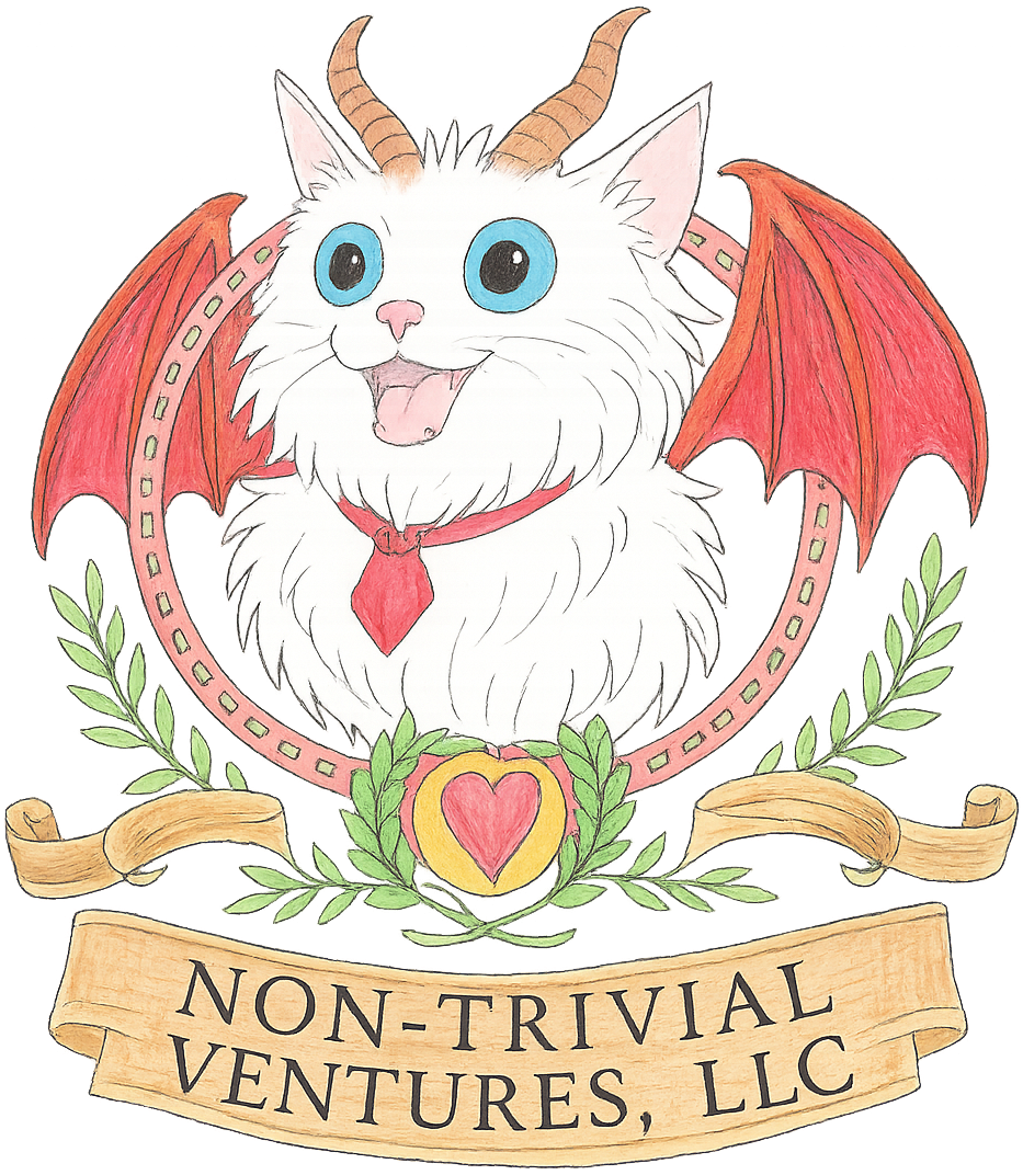 Miso, the Nontrivial Ventures dragon-cat mascot